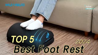 TOP 5 Best Foot Rest for Under Desk 2024 [upl. by Karlan]