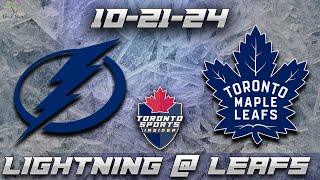 102124 Tampa Bay Lightning vs Toronto Maple Leafs LIVE Game Audio  NHL Stream Gamecast amp Chat [upl. by Guise]