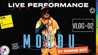 BRODHA VS MOODU LIVE PERFORMANCE BY RONNIE BOY [upl. by Oakie]