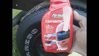 formula 1 ceramic sio2 wax test on white paint [upl. by Carney]