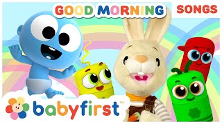 Good Morning Song with Color Crew  Daily Routine Songs amp Nursery Rhymes for Kids  BabyFirst TV [upl. by Doran300]