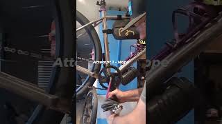 SRAM DUB crank removal hack with an inner tube sramdub lifehack mechanicwizardry gravelbike [upl. by Amrita135]