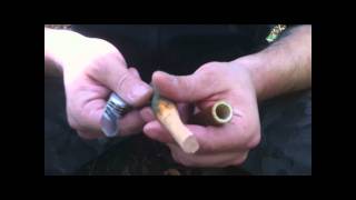 bushcraft Fabrication dun sifflet en bambou part2 [upl. by Deva]