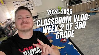 Classroom Vlog  Week 2 of 3rd Grade  20242025 [upl. by Chimene]