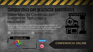 Comparativa de prácticas sostenibles Materiales Constructivos Sostenibles Naturales y Reciclados [upl. by Cadell]