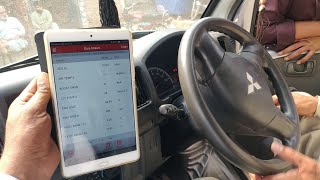 Current sensor working of Mitsubishi van  All sensor working  van maintenance tips [upl. by Cordle]