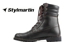 STYLMARTIN Motorcycle Boots Indian  24Helmetsde [upl. by Rehtaeh]