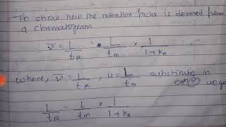 Retention factor of Column Chromatography An introduction to Analytical separation Skoogs [upl. by Mckenna7]