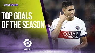 Top Goals of The 2023  2024 Season in Ligue1  LIGUE 1 HIGHLIGHTS  beIN SPORTS USA [upl. by Dulcle]