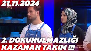 MasterChef 21 Kasım İkinci Dokunulmazlık Oyununu Kazanan Takım Belli Oldu  Yeni Bölüm Fragmanı [upl. by Nosam]