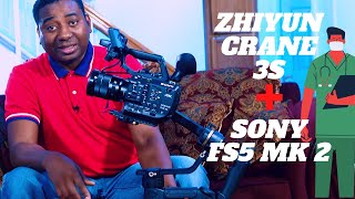 ZHIYUN CRANE 3S  SONY FS5 MK2  FOOTAGE  WATCH BEFORE YOU BUY [upl. by Nydia875]