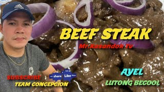 BEEF STEAK RECIPEBISTEK [upl. by Lombardy]