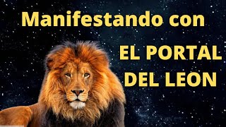 Meditación guiada para la Ley de Atracción con el Portal del Leon 2023 [upl. by Osrick]