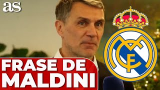 La frase de MALDINI sobre el REAL MADRID que será recordada durante el resto de la HISTORIA [upl. by Dolf875]