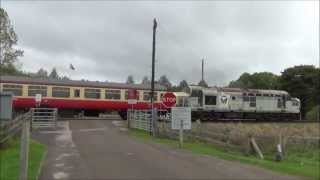 37250 during the running day on the Wensleydale Railway 111013 [upl. by Ayojal]