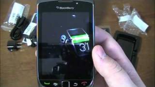 BlackBerry Torch 9800 Unboxing [upl. by Anawak776]