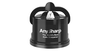 AnySharp Global Suction Knife Sharpener [upl. by Sprung]