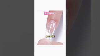 Acrylic Nails vs Gel Nails nailart acrylicnails gelnails [upl. by Dael]