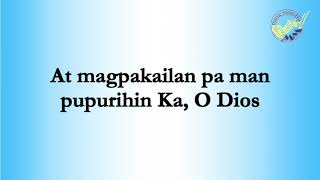 Pagpapasalamat MCGI Choir Lyrics [upl. by Asirral]