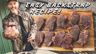 Deer BACKSTRAP The Easy Way Venison Recipes [upl. by Collie]