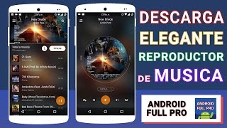 Nuevo Elegante y Ligero Reproductor de Música Para Android  APK  Android Full Pro◀︎ 2016 [upl. by Felike875]