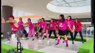 Womens month celebration at sm santo tomasdance zumba presentation zumbalovefitness [upl. by Darra]