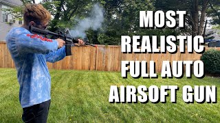 Unboxing The Most Realistic Airsoft Gun  Full Auto M4 Carbine Airsoft Rifle [upl. by Bellda]