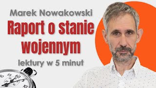 Raport o stanie wojennym  Streszczenie i opracowanie w 5 minut  Marek Nowakowski matura [upl. by Ylicis326]