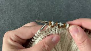 How to slip a stitch with yarn in front wyif [upl. by Danete491]