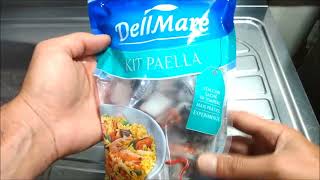 KIT PAELLA DE FRUTOS DO MAR Fica bom mesmo Incrementado [upl. by Nyleuqcaj]