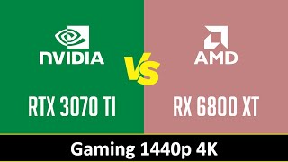 RTX 3070 TI vs RX 6800 XT [upl. by Danni984]