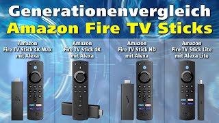 Generationenvergleich Amazon Fire TV Sticks November 2022 [upl. by Kcirtapnhoj]