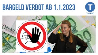 Angriff aufs Bargeld I Neues Gesetz kommt am 1 Januar 2023 [upl. by Amoritta]