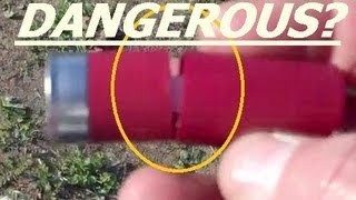 12ga Shotgun CUT SHELLS Slow Motion Study [upl. by Aztiray]