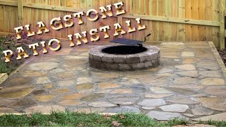 flagstone Patio Install [upl. by Pembrook]