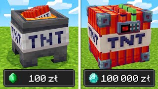 100 ZAKAZANYCH TNT w MINECRAFT [upl. by Burr]