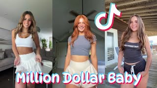 Million Dollar Baby  TikTok Dance Challenge Compilation [upl. by Ellecrag]