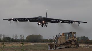 B52 bomber planes arrive in Europe 🇺🇸 🇬🇧 [upl. by Limber]