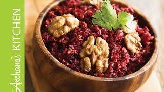 Roasted Beet and Walnut Dip Spread Recipe by Archanas Kitchen [upl. by Akcira]