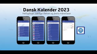 Dansk Kalender 2023 [upl. by Etezzil122]