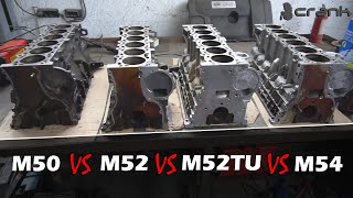 BMW M50 vs M52 vs M52TU vs M54 [upl. by Cori]