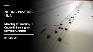 Noong Paskong Una BASS [upl. by Macswan]