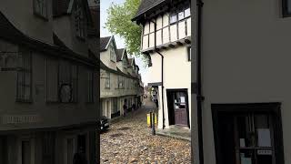 Elm Hill Norwich  Stunning view of traditional cobbled street  2 [upl. by Jochebed866]