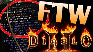 NEW RUNEWORD is CRAZY  Diablo 2 Resurrected [upl. by Rimola]