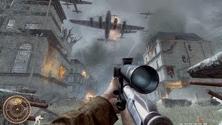 Call of Duty World at War  Vendetta Sniper Mission Gameplay [upl. by Ikeda]