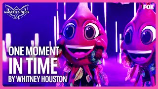 The Beets Perform quotOne Moment In Timequot by Whitney Houston  Season 11  The Masked Singer [upl. by Jefferson]