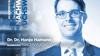 Nachwuchswissenschaftler des Jahres 2021 Dr Dr Hanjo Hamann [upl. by Kreitman]