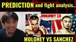 JASON MOLONEY VS SAUL SANCHEZ PREDICTION AND FIGHT ANALYSIS [upl. by Trueman]