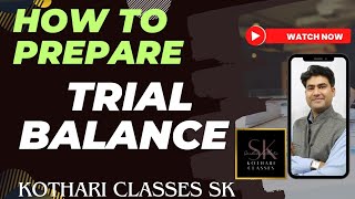 How to prepare a Trial Balance [upl. by Haodnanehs]