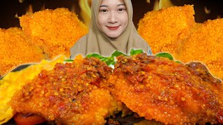 79 REQUEST KOK GINI YA RASANYA⁉️ AYAM CRUMBLE GEPREK BENSU SAMBEL GEPREK LEVEL 15 🔥 [upl. by Darcey]